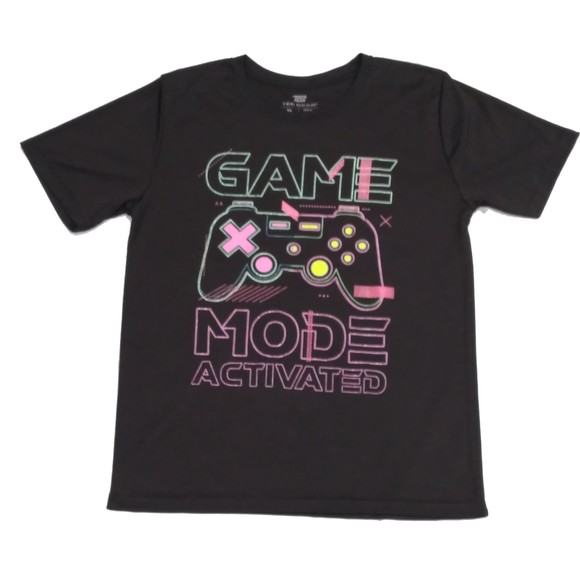 Tek Gear Women Active Top Size XL Black Game Mode T-Shirt DryTek Short Sleeve - Picture 1 of 9
